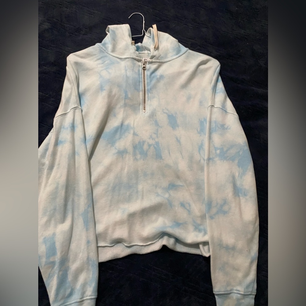 Tie Die Cropped Sweater GAP